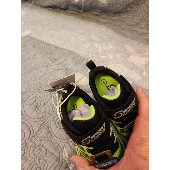 Sport by Skechers Jayden Toddler Boys Light-Up Sporty Sneakers Size 5T - Picture 4 of 7